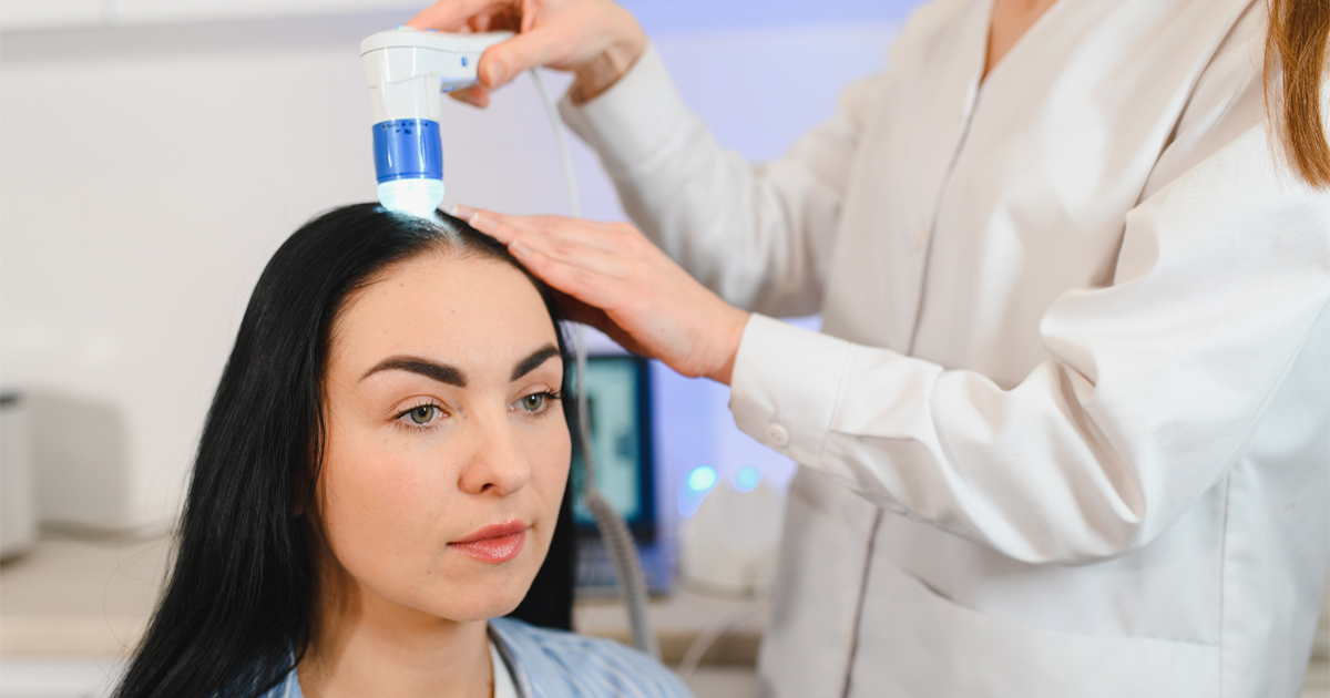 Alma TED Hair Restoration consultation for thinning hair